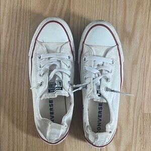 Converse women’s White and Red Sneakers